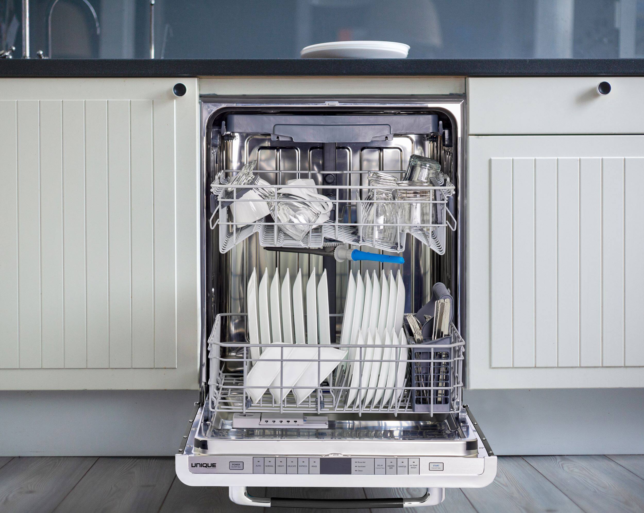 Alt View 18. Unique Appliances - Classic Retro Top Control Built-In Stainless Steel Tub Dishwasher with 3rd Rack and 45 dBA - Midnight Black.