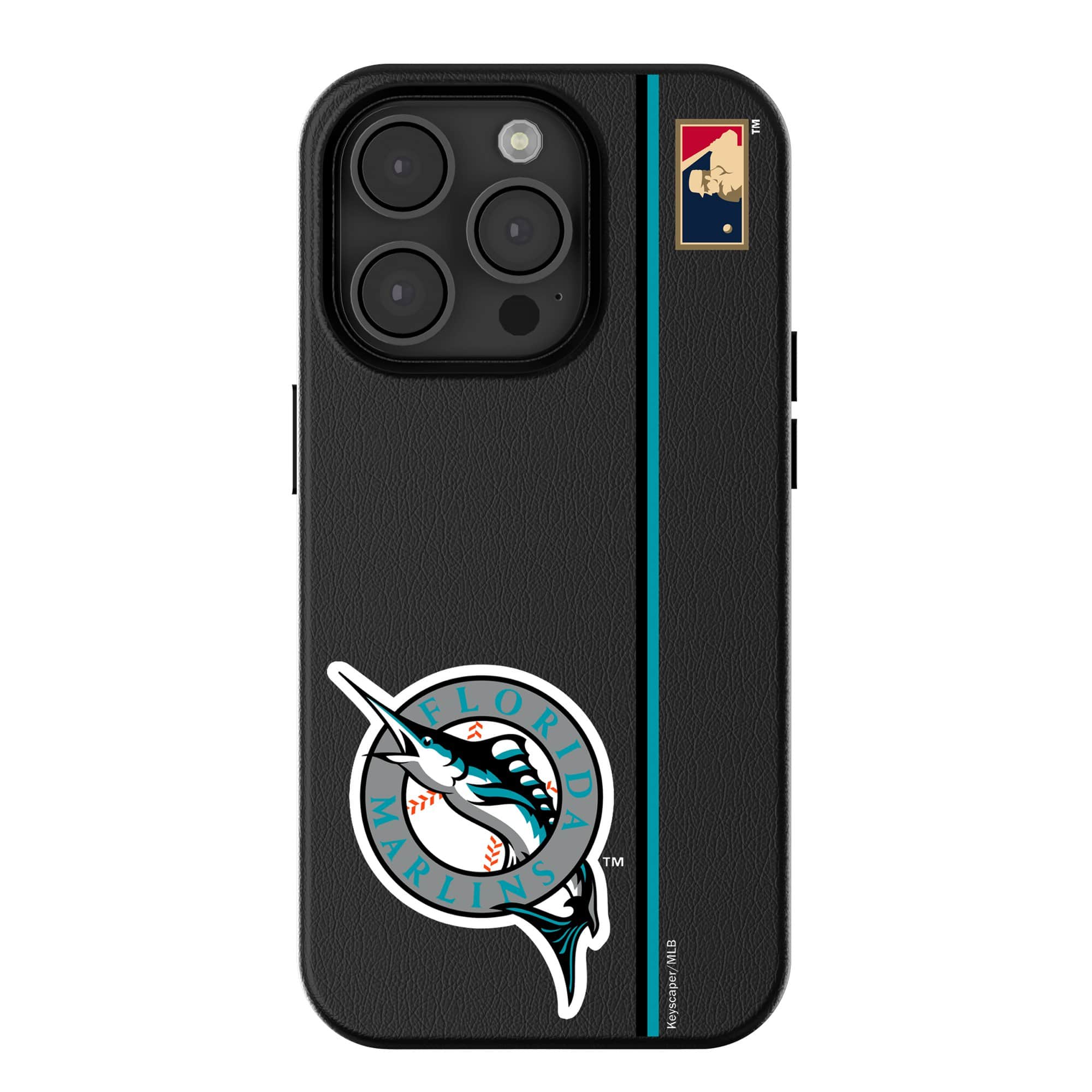 Keyscaper - Cooperstown Teams - Miami Marlins - Florida Marlins Cooperstown Collection iPhone Magnetic Bump Case - 16 Pro Max - Black price history on PriceWatchPro