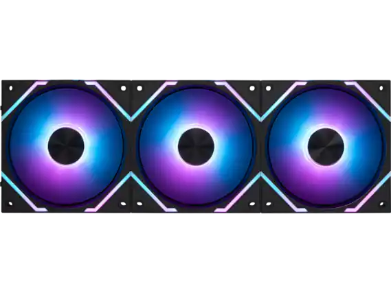 Front. MSI - MSI MPG EZ120 ARGB Fan - 120mm, Magnetic Block, Daisy-Chain, Fluid Bearing, 3-Pack - ARGB.