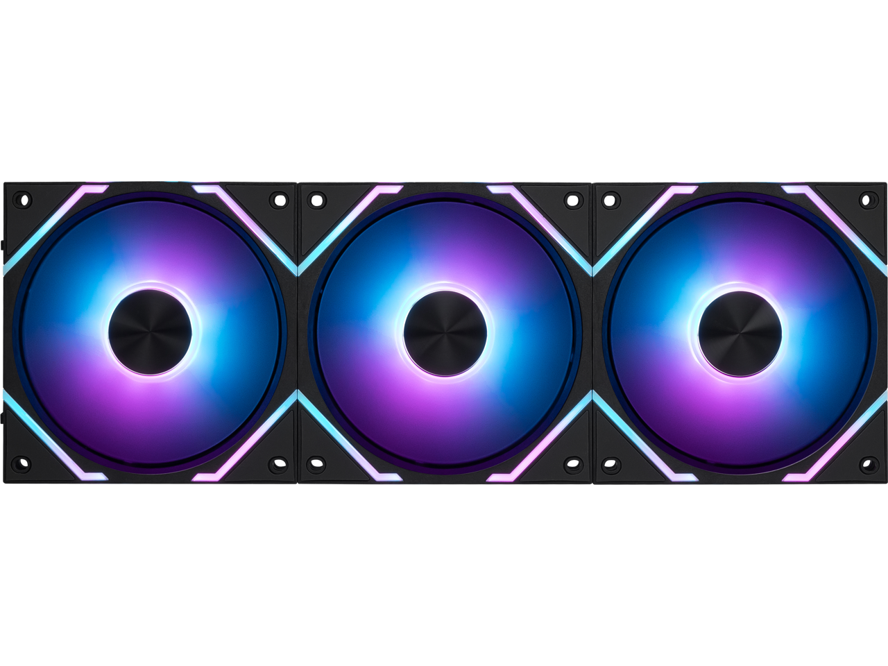 Front. MSI - MSI MPG EZ120 ARGB Fan - 120mm, Magnetic Block, Daisy-Chain, Fluid Bearing, 3-Pack - ARGB.