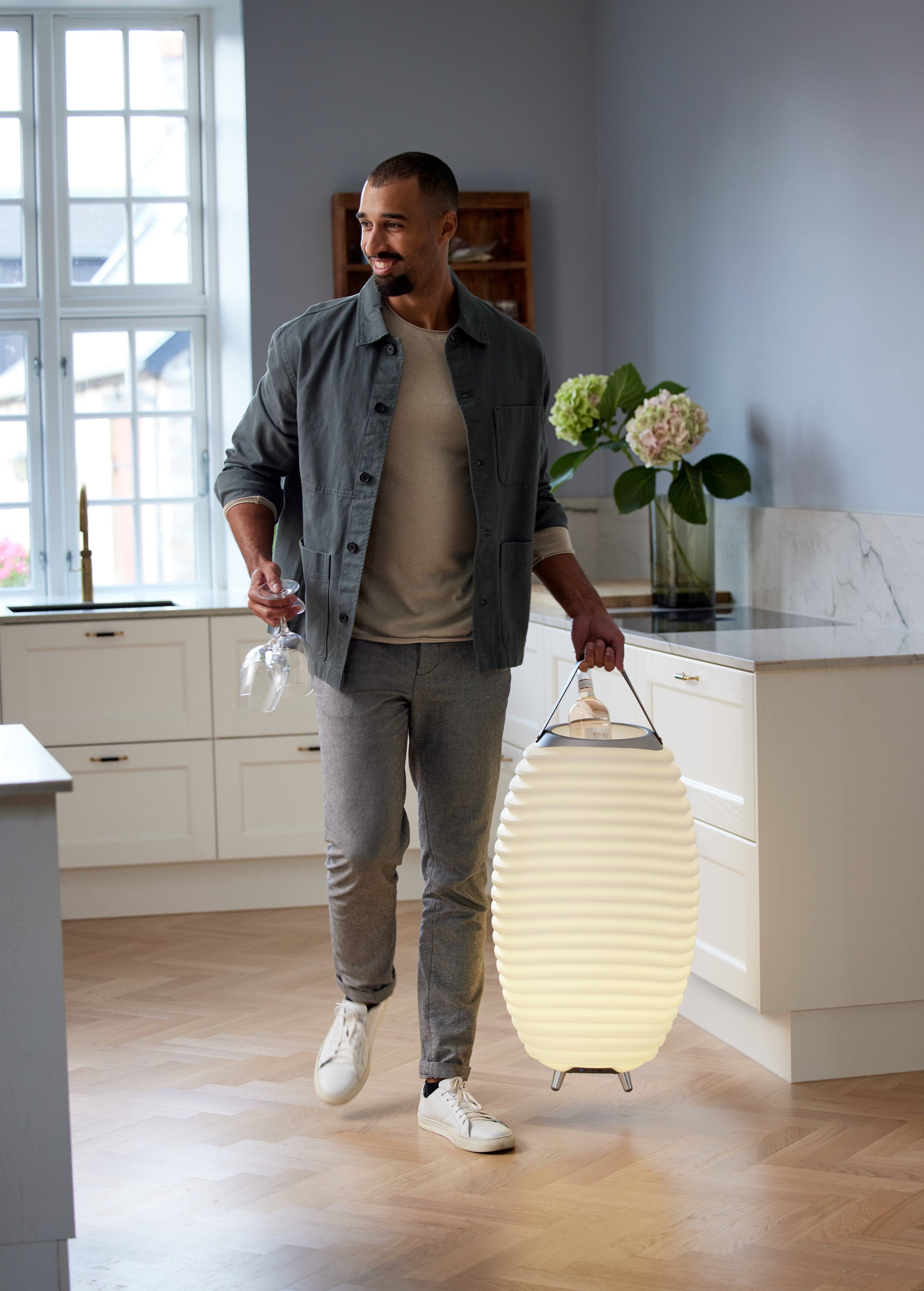 Alt View 10. Kooduu - Synergy 65 Lamp, Cordless rechargeable indoor/outdoor speaker Lamp.