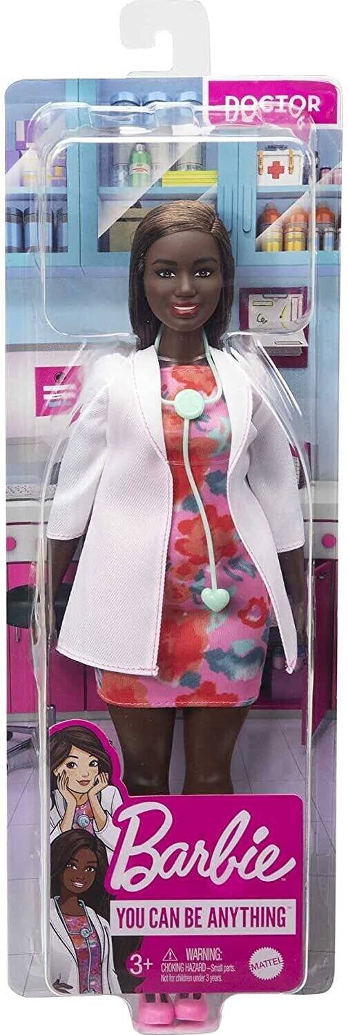Barbie  
YOU CAN BE ANYTHING  

DOCTOR  

WARNING: 3+ CHOKING HAZARD - Small parts. Not for children under 3 years.  

MATTEL
