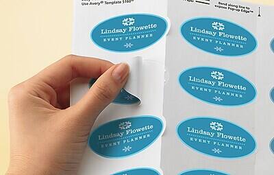 Sure, here is the corrected and grouped text:

---

**Avery Template $1600**

**Lindsay Flowette**  
**EVENT PLANNER**

---

**Instructions:**
- Bend along line to expose Pop-up Edge

---

**Use Avery® Template 5160**

---