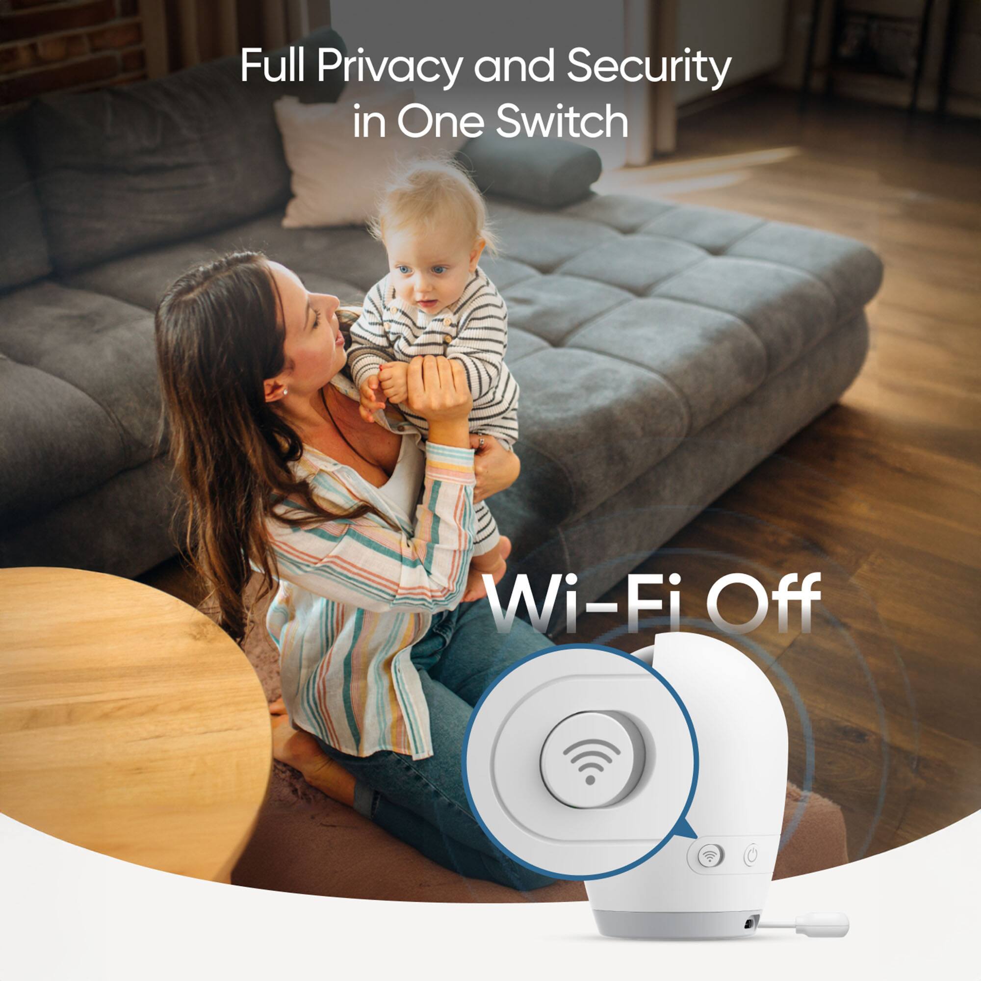 Full Privacy and Security in One Switch Wi-Fi Off
