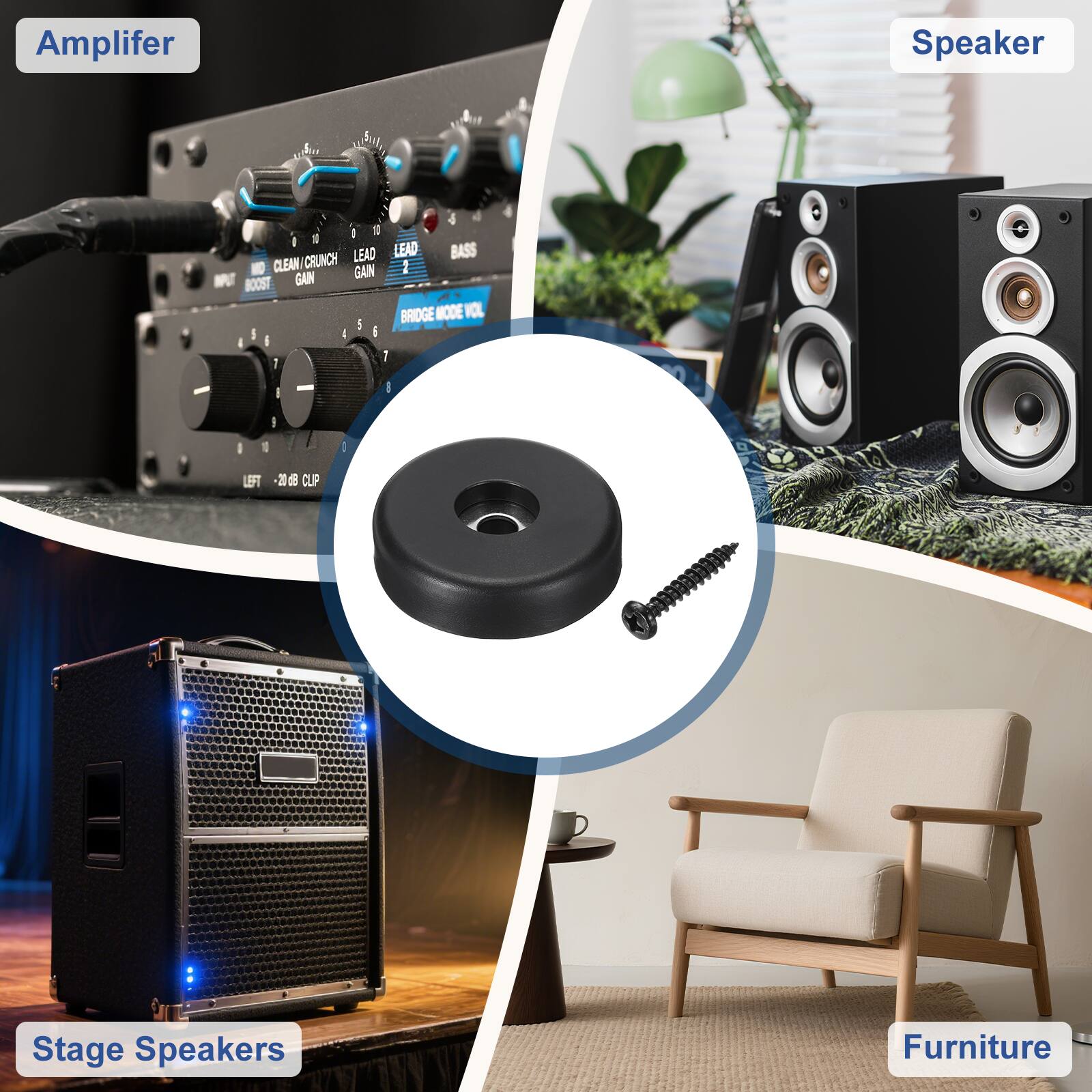 Amplifier  
Speaker  
Stage Speakers  
Furniture