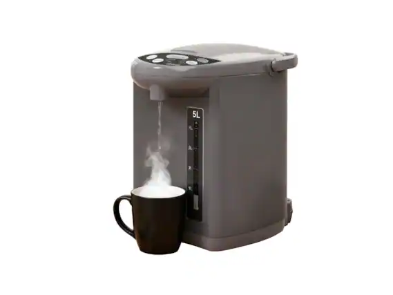 Front. Rosewill - Rosewill 5.0L Electric Hot Water Boiler, 5 Temp Settings, Auto Dispense - Gray - Gray.