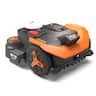 WORX - Landroid Vision 2WD 1/2 Acre Robotic Lawn Mower, AI Obstacle Avoidance Cloud Navigation Auto Mapping App Control WR320.1 - Black