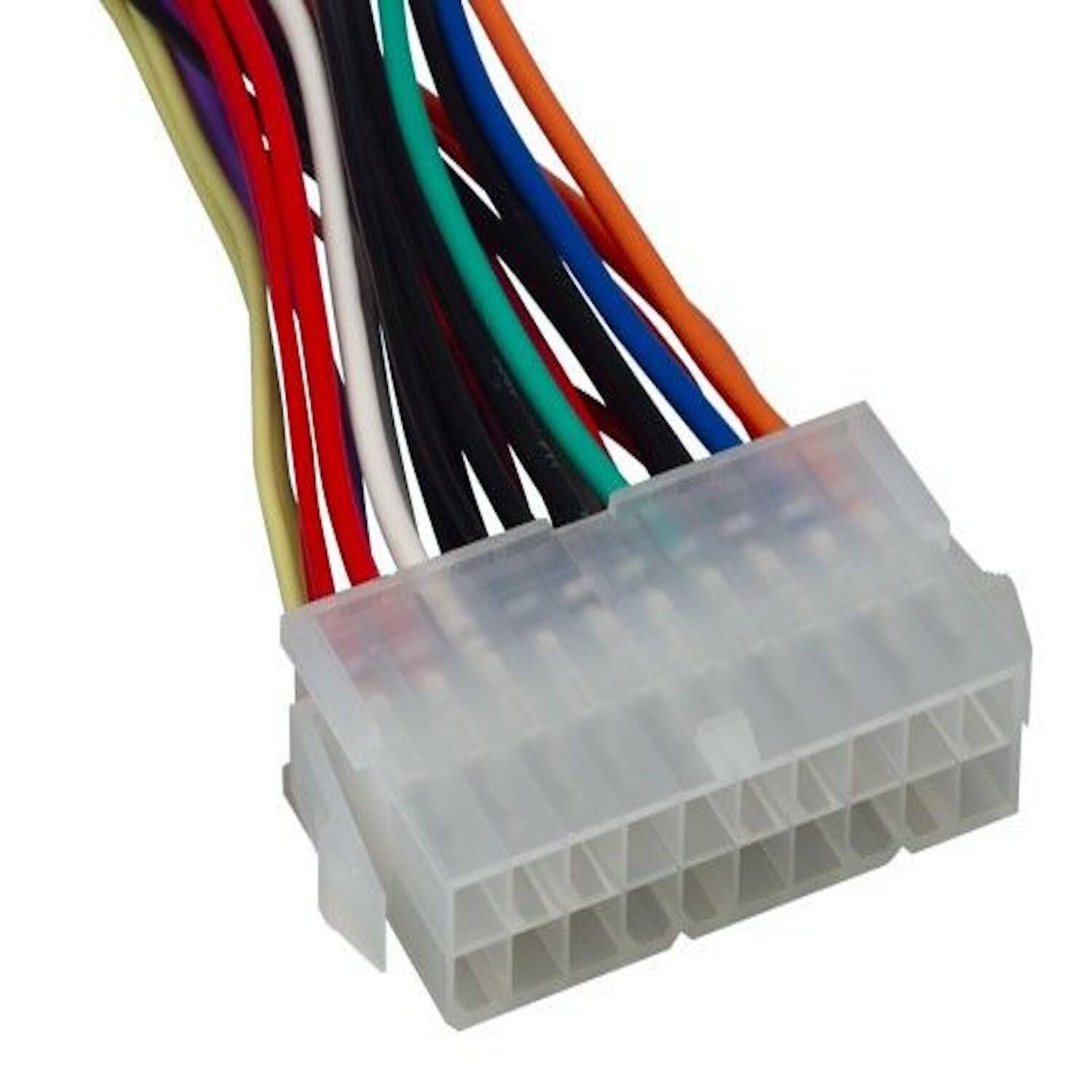 Angle. Sanoxy - 6" ATX 20-pin Male to 24-pin Female Motherboard Adapter Cable - Multi.