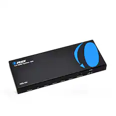 The corrected text is:
"REI 18G HDMI Splitter 1x4 HDS-104 POWER IN 1 OUT P OUTS a a OUT SERVICE EID Af STO"
Grouped as:
"REI 18G HDMI Splitter 1x4 HDS-104, POWER IN, 1 OUT, P OUTS, a a OUT, SERVICE, EID, Af STO"