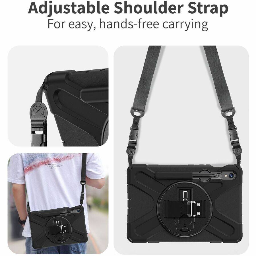 Adjustable Shoulder Strap  
For easy, hands-free carrying