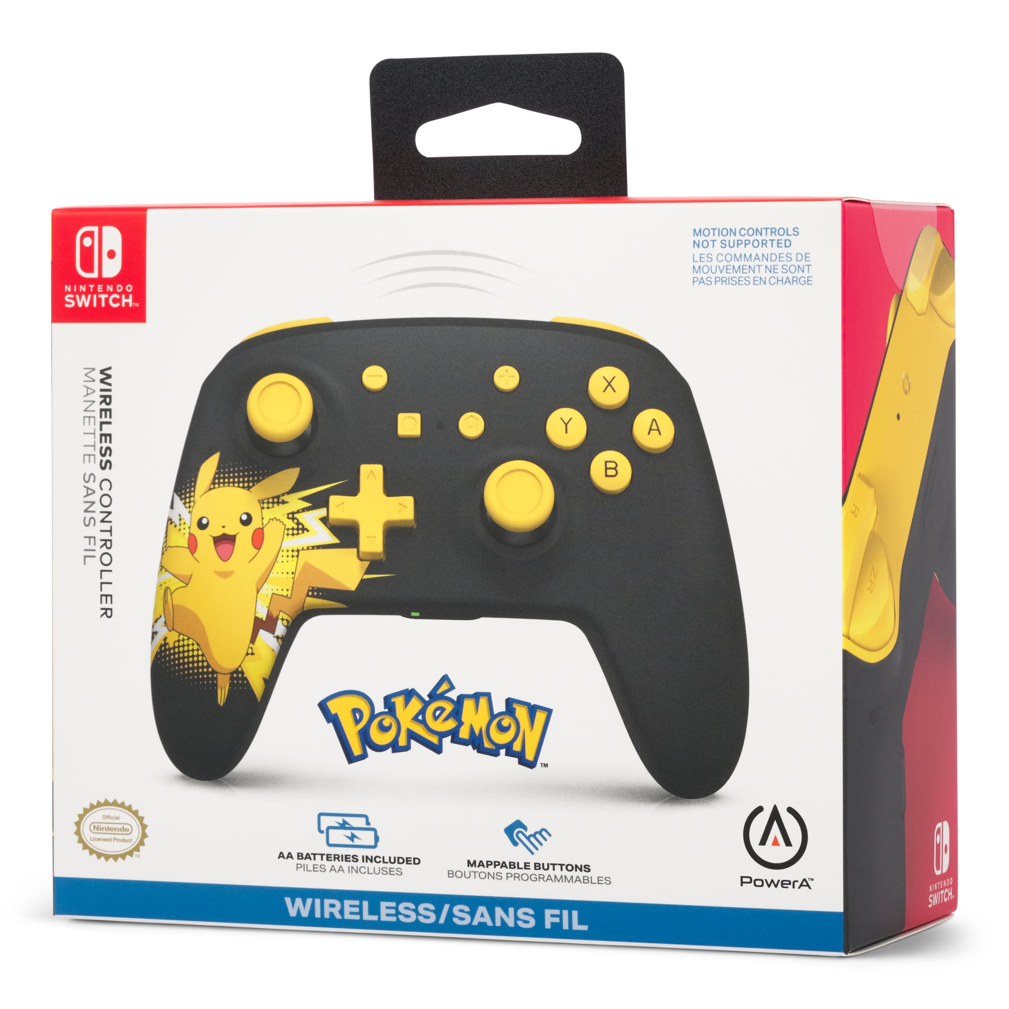 PowerA retailer GameCube style Nintendo Switch controller Pikachu edition