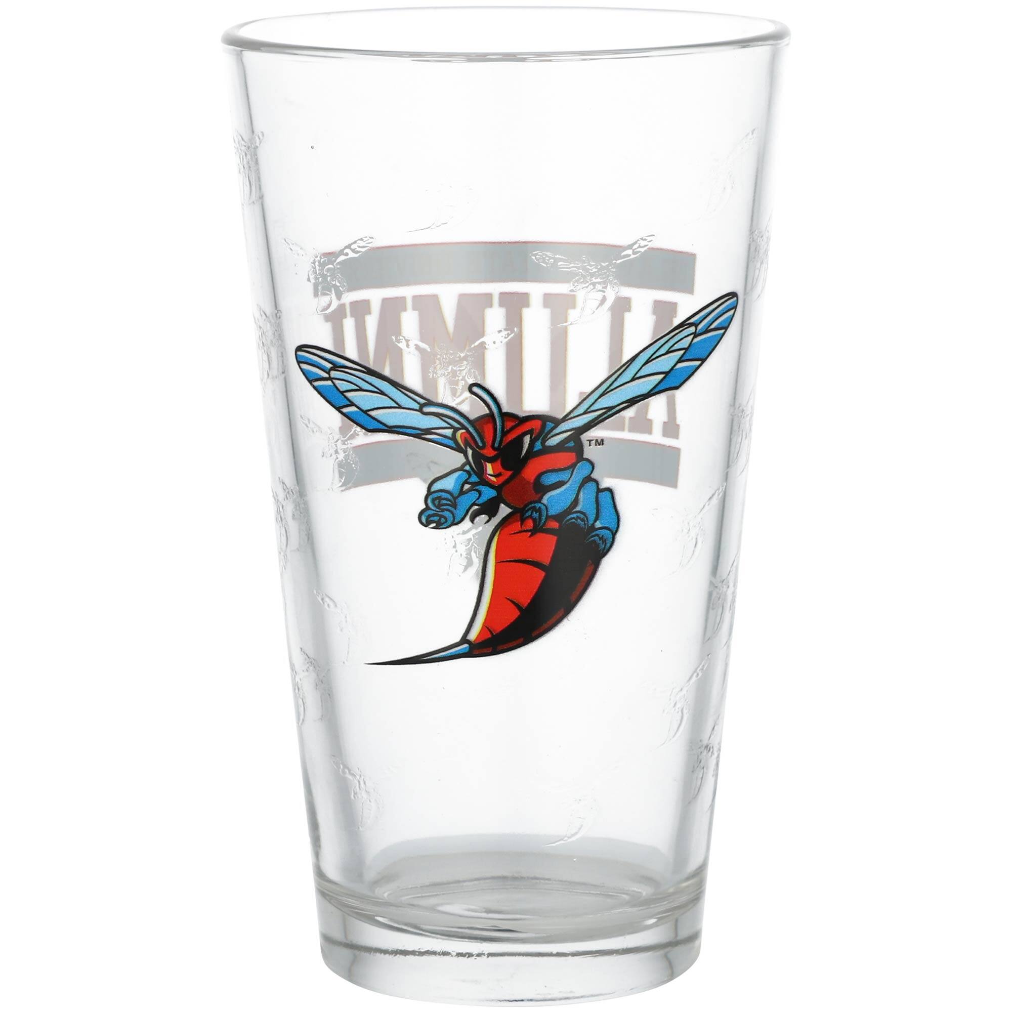 Alt View 1. Indigo Falls - Delaware State Hornets 16oz. Alumni Pint Glass - Multicolor.