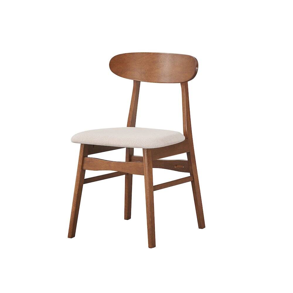 Alt View 3. New Classic Furniture - Morocco 7-Piece Wood Dining Set - Beige.