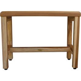 EcoDecors - Classic 24" Teak Shower Bench - EarthyTeak