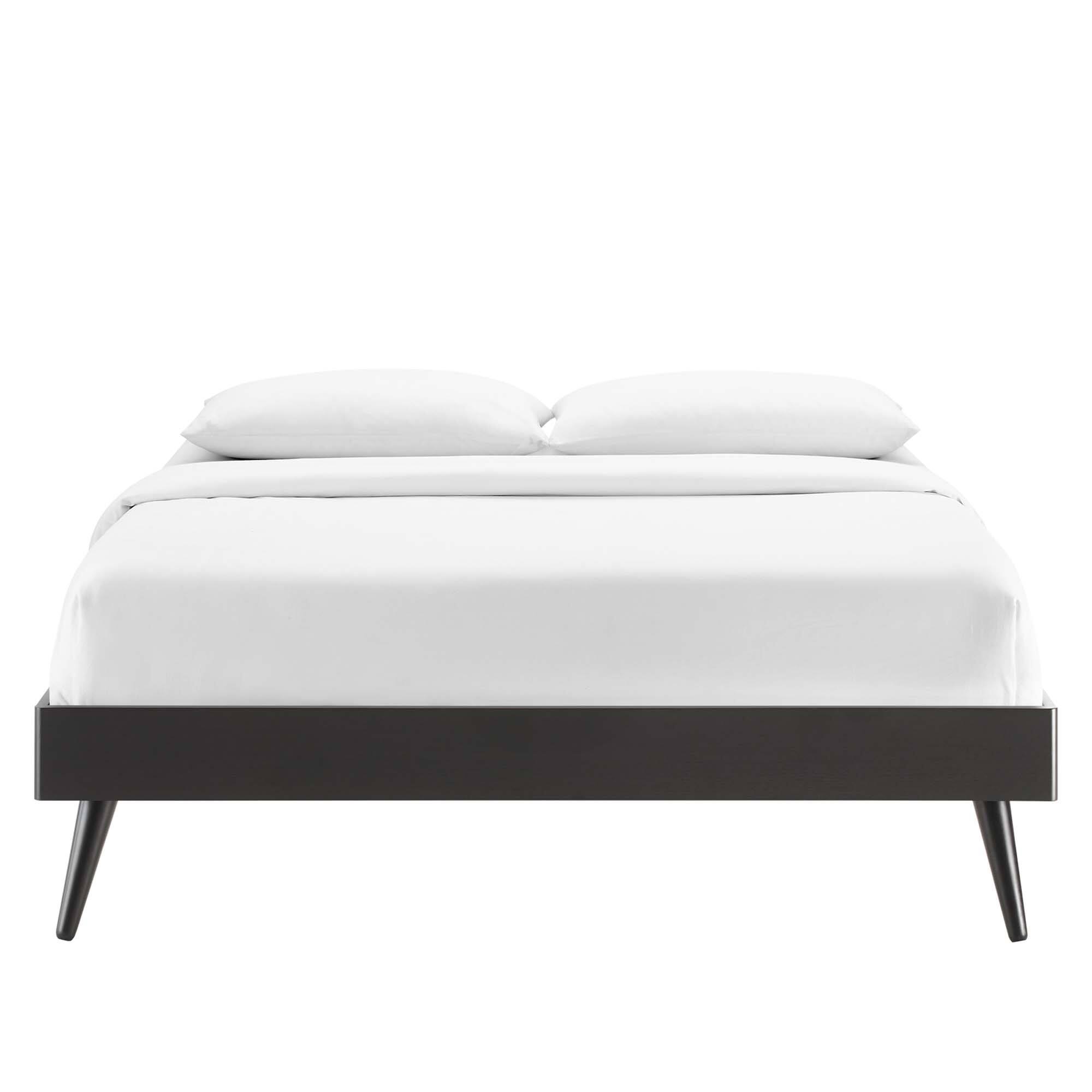 Alt View 1. Modway - Melanie Tufted Button Upholstered Performance Velvet Queen Platform Bed - Gray.