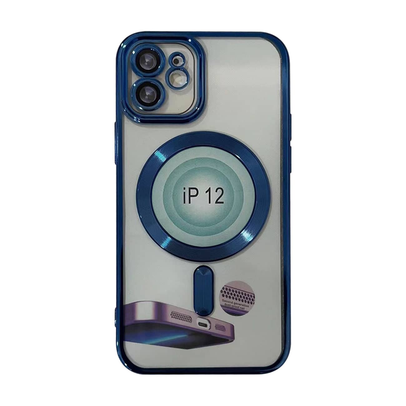 Reiko - Magnetic Wireless Charging Tpu Bumper Case For Iphone 14 Plus In - Blue