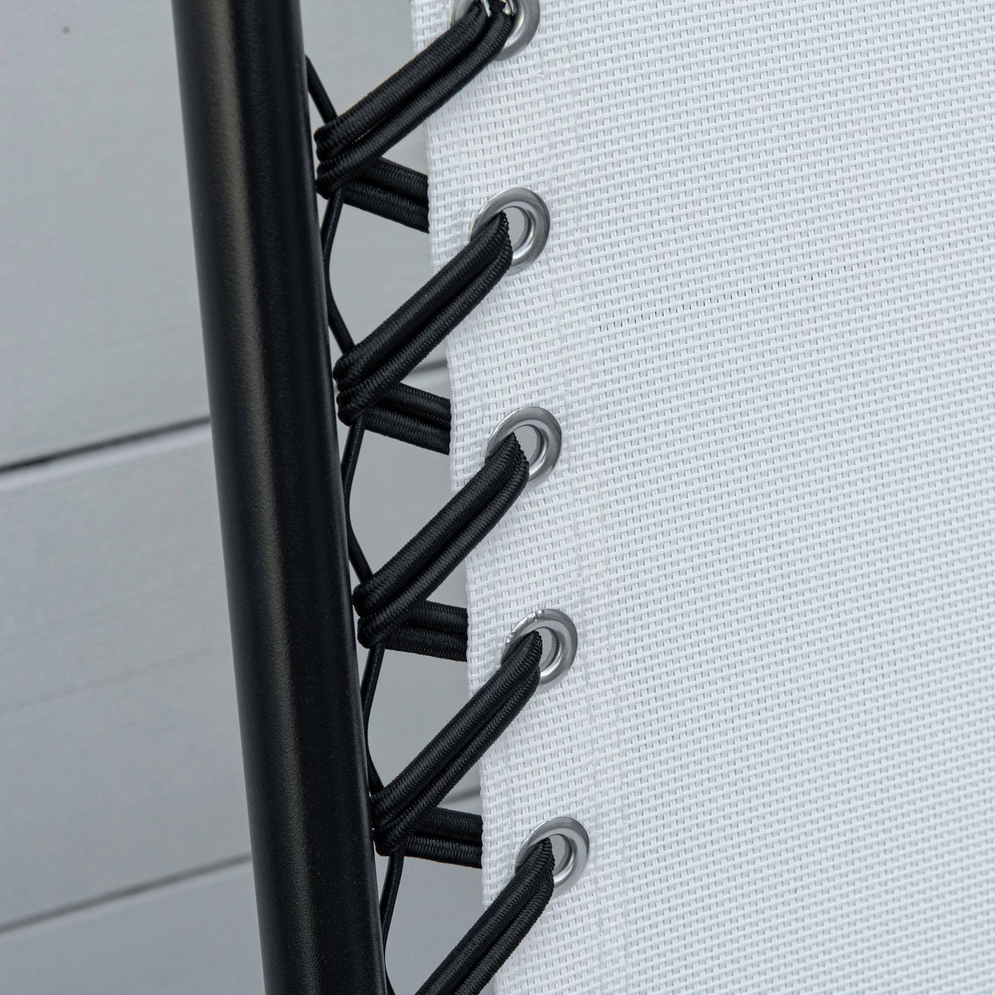 Alt View 2. Resenkos - Resenkos 2-Piece Collapsible Chairs with Armrest, Lightweight Beach Patio Pool Outdoor Loungers, Cream White - Cream White.