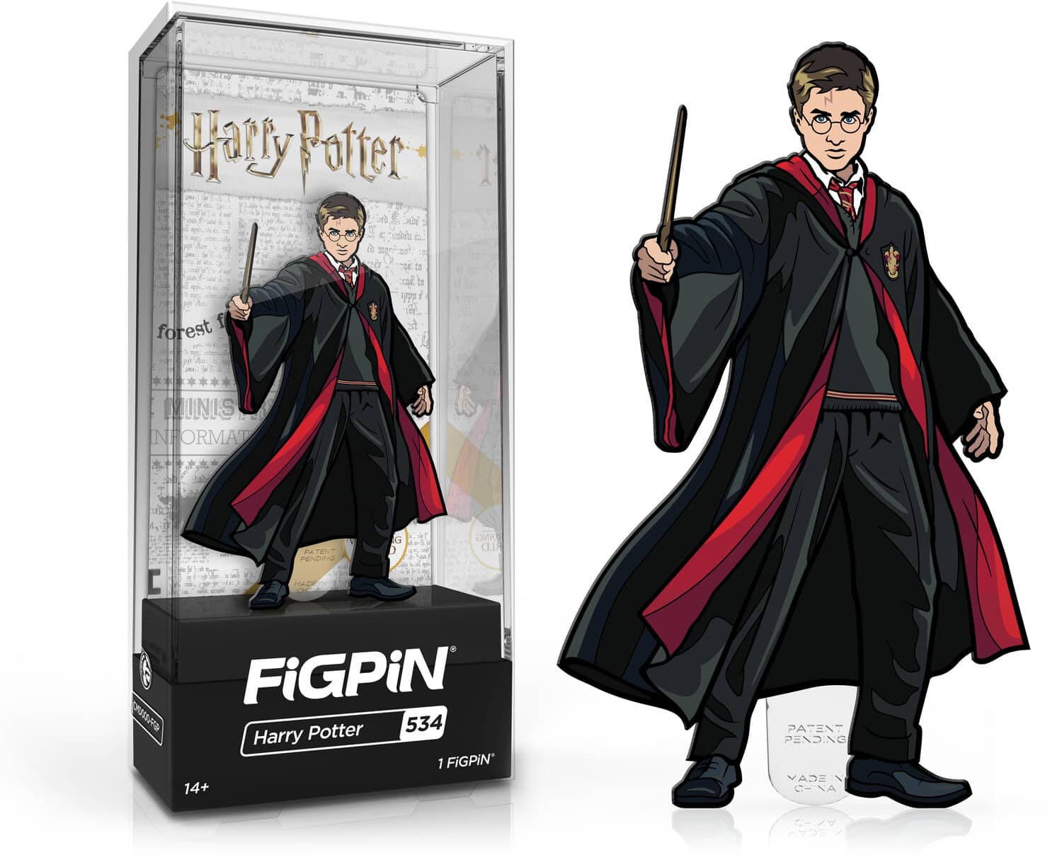 PopMarket - FiGPiN - Harry Potter - Harry Potter Enamel Pin (534) - COLLECTABLES - Multicolor
