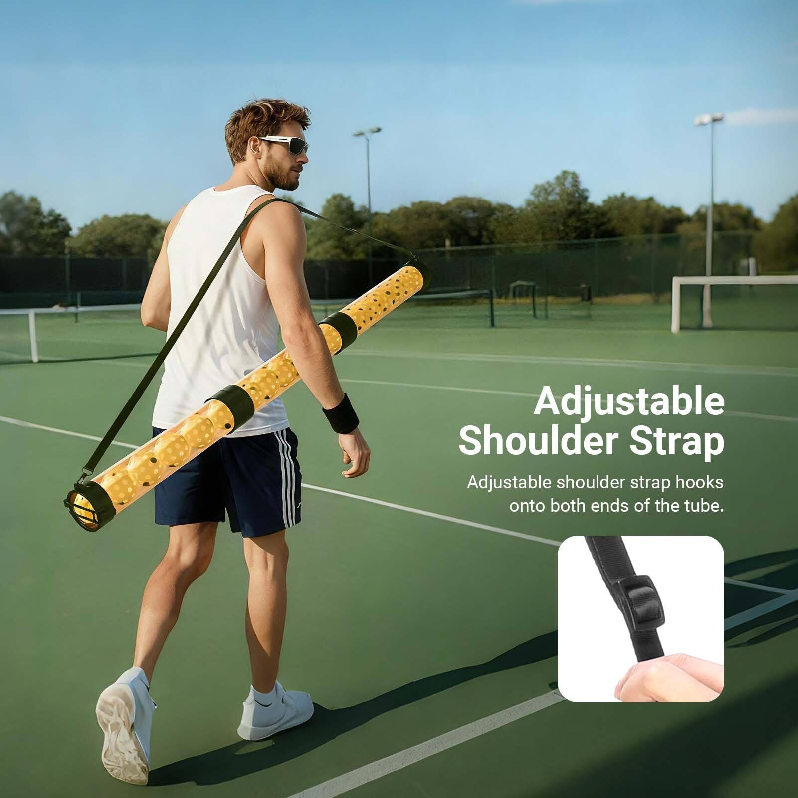 Adjustable Shoulder Strap

Adjustable shoulder strap hooks onto both ends of the tube.