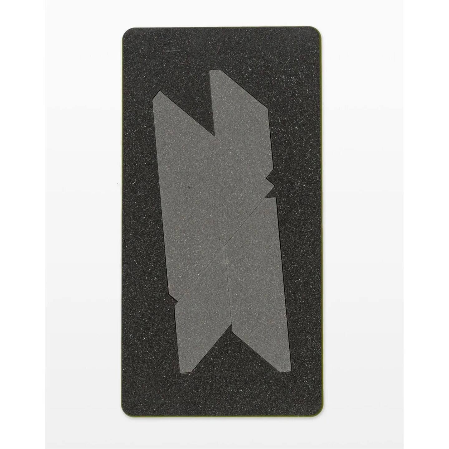 Back. AccuQuilt - GO! Hunter Star-6" Finished (Makes 12" Finished Blocks) Block on Board Fabric Cutting Die. - Brown.