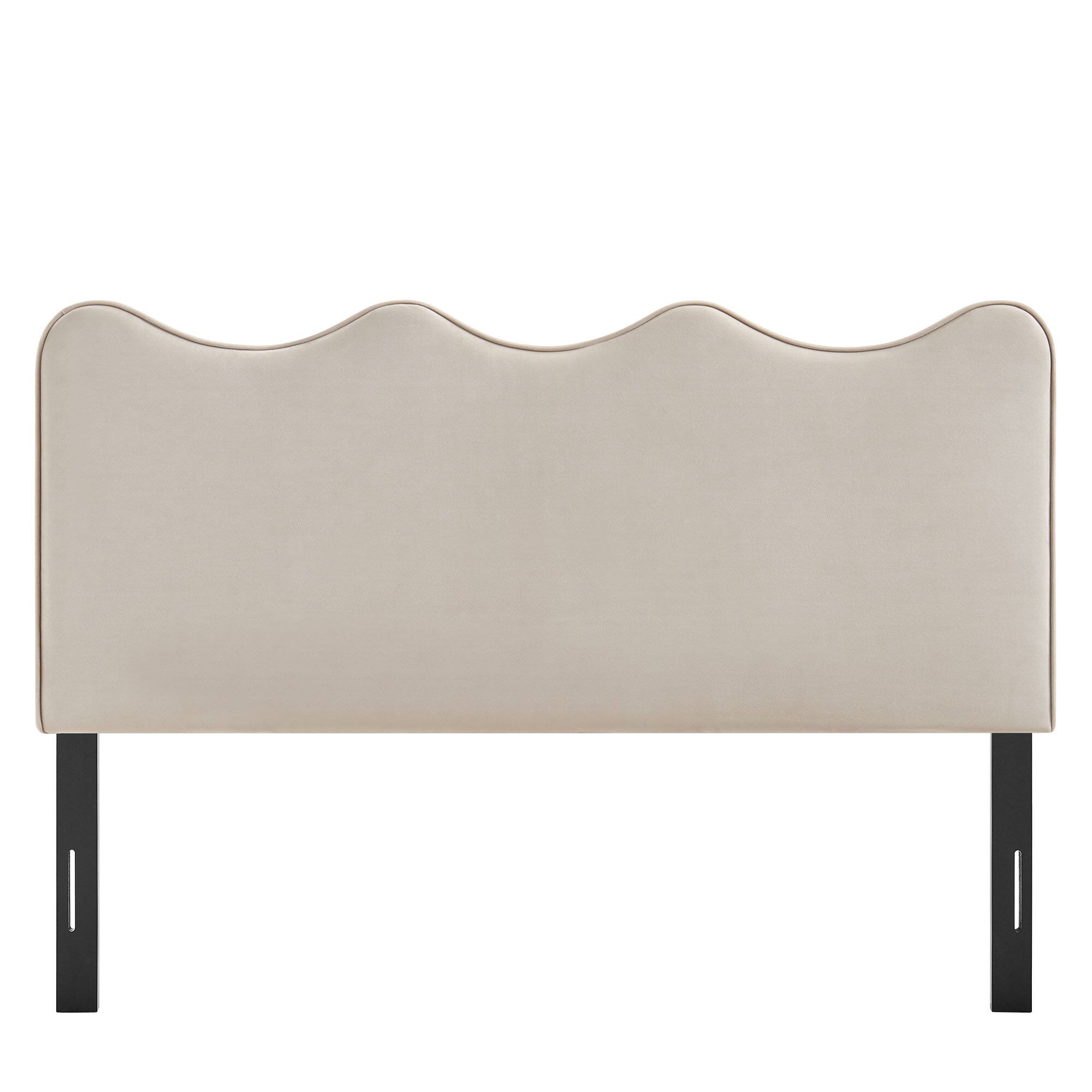 Alt View 3. Modway - Athena Upholstered Headboard by Modway - Almond.