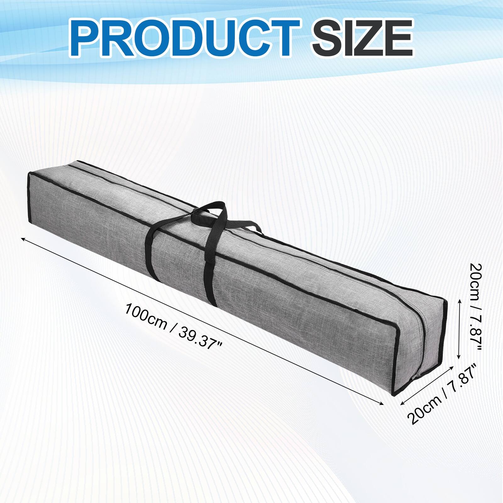 PRODUCT SIZE  
100cm / 39.37"  
20cm / 7.87"  
20cm / 7.87"  
20cm / 7.87"