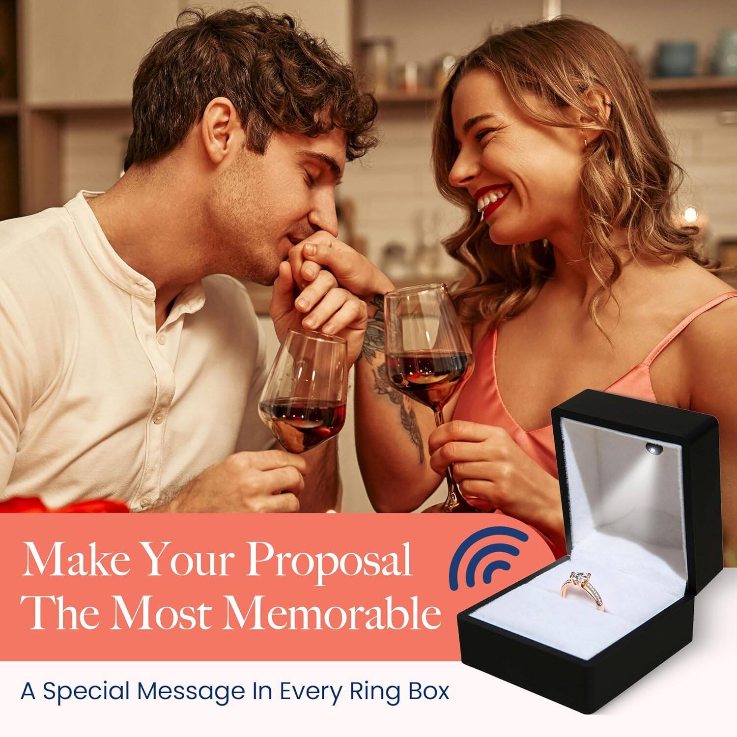 Make Your Proposal The Most Memorable  
A Special Message In Every Ring Box