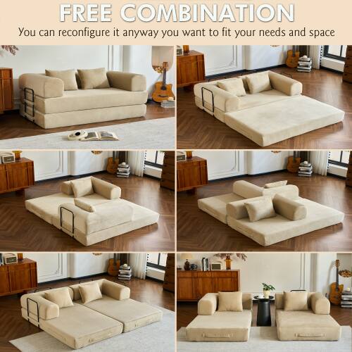 FREE COMBINATION  
You can reconfigure it anyway you want to fit your needs and space