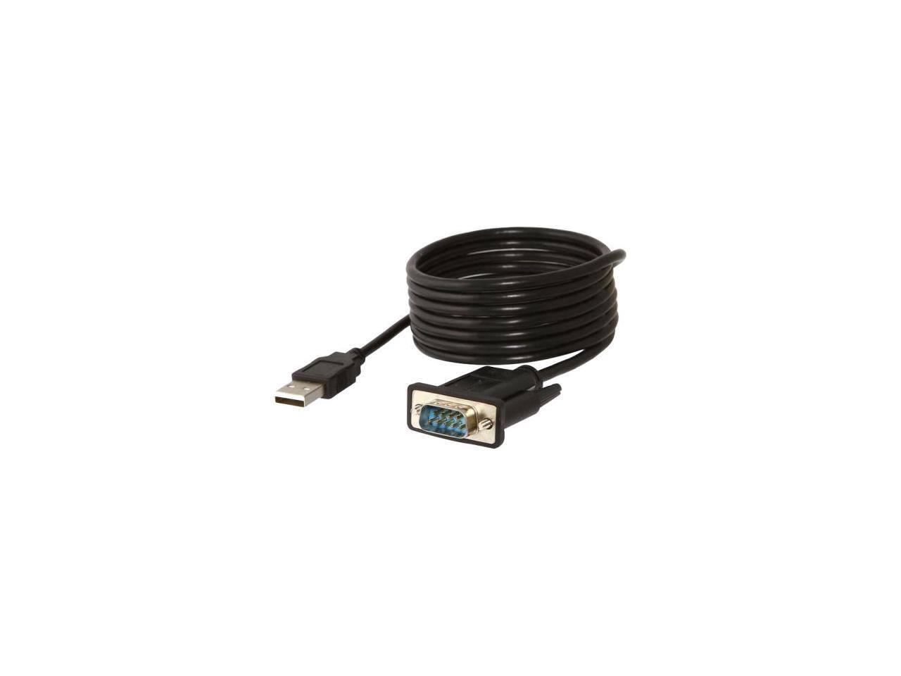 Alt View 9. Sabrent - Sabrent USB 2.0 to Serial (9-Pin) DB-9 RS-232 Adapter Cable 6 ft. Cable with Thumbscrews Connectors (CB-FTDI).