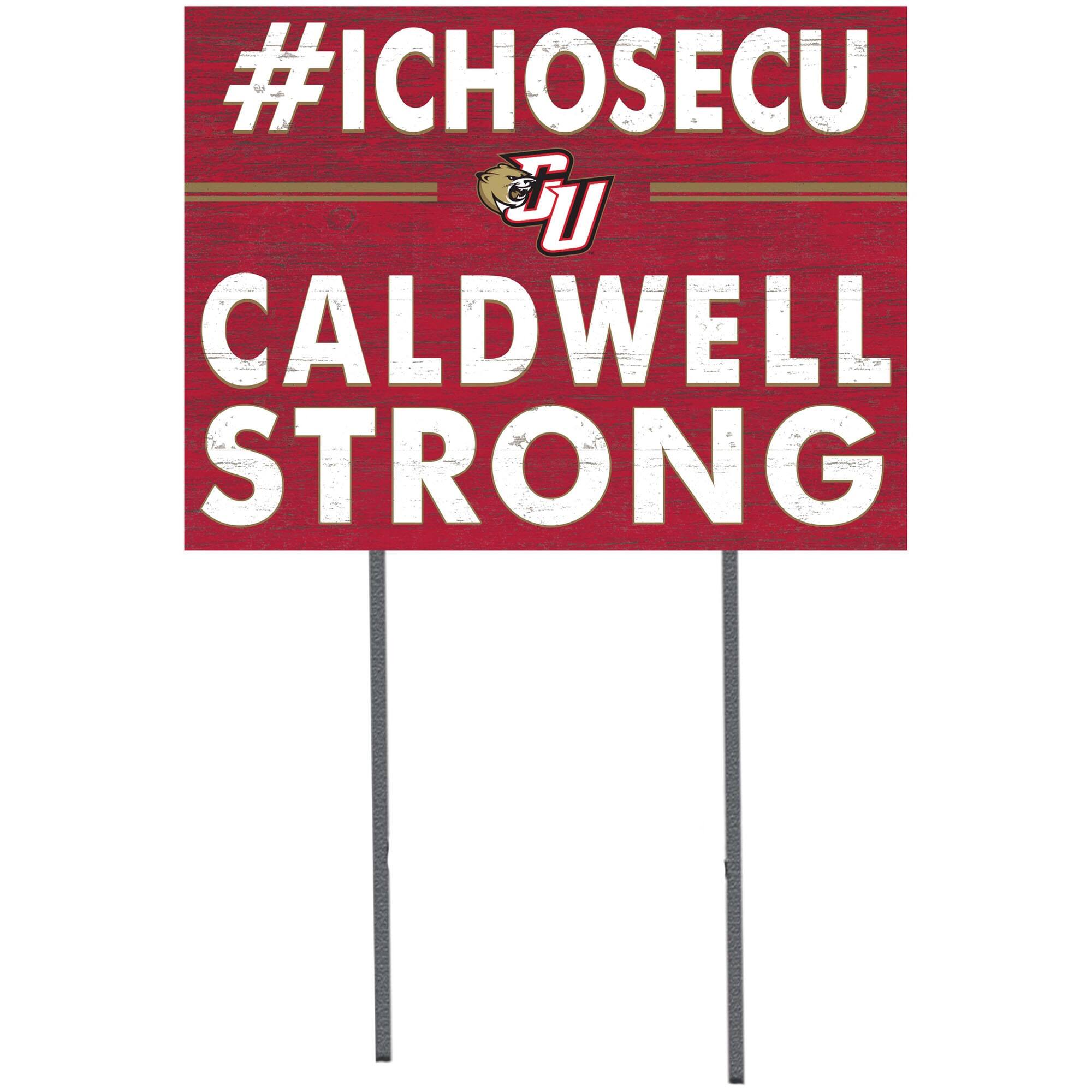 Caldwell Cougars 18" x 24" Yard Sign