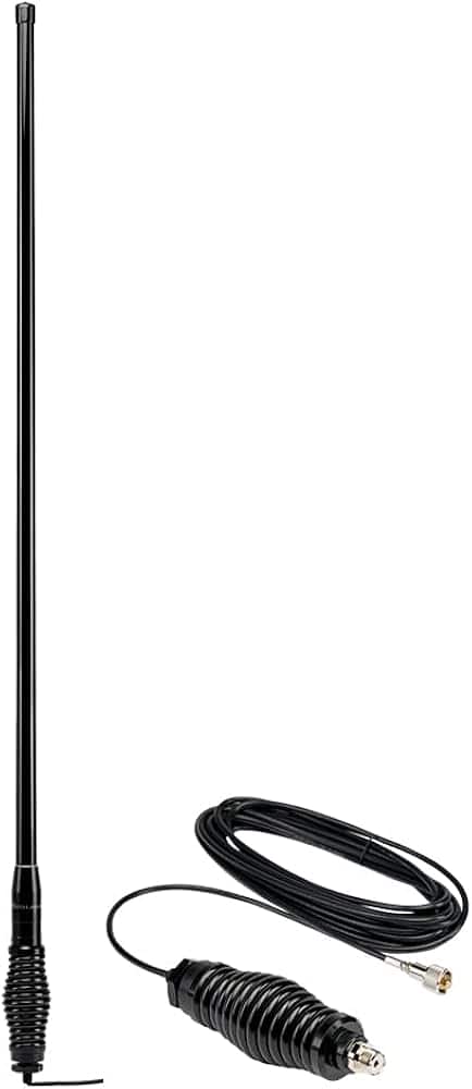 Midland - MXT 6.6dB Heavy Duty Bull Bar Antenna - Highland Tall - Black