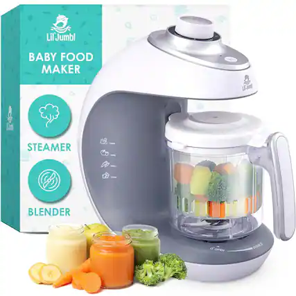LilJumbl BABY FOOD MAKER STEAMER - BLENDER