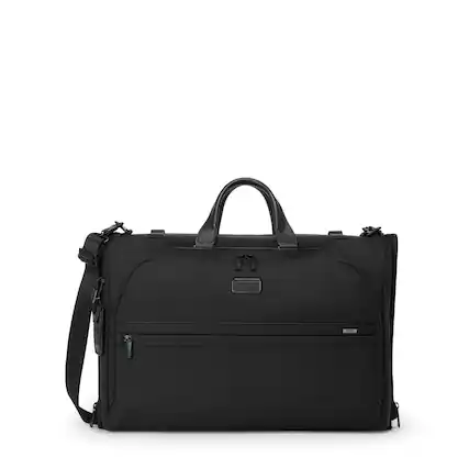 Front. TUMI - Alpha Tri-Fold Garment Bag - Black.