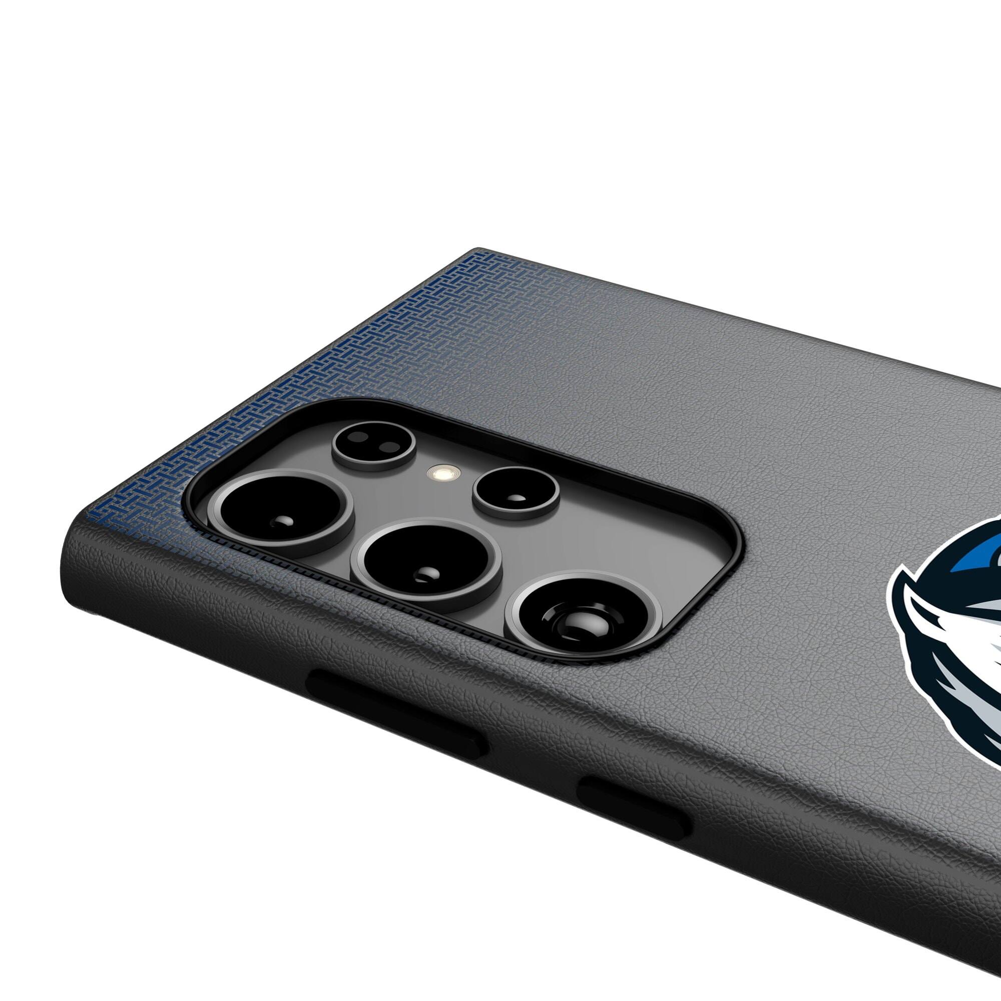 Alt View 3. Keyscaper - Dallas Mavericks Linen Galaxy Magnetic Bump Case - S24 Ultra - Black.