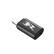 Front. AmpNergy - AmpNergy PassPort USB-C to Lightning Adapter - Black - Black.