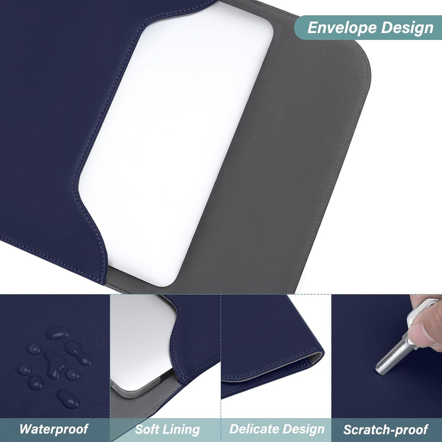 Envelope Design Waterproof Soft Lining Delicate Design Scratch-proof