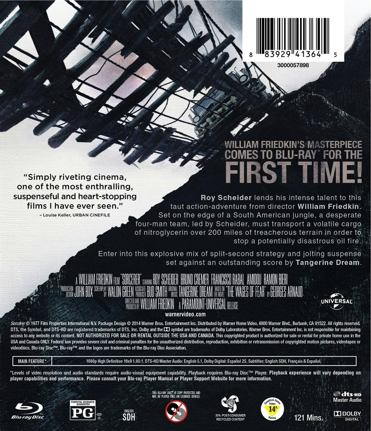 Back. Sorcerer [Blu-ray].