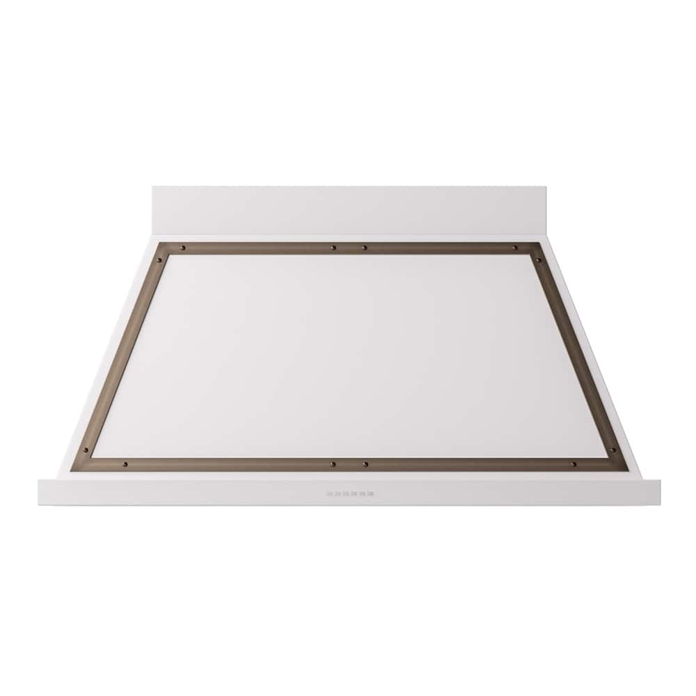 ILVE - 48 inches - Externally Vented - Wall Range Hood - White