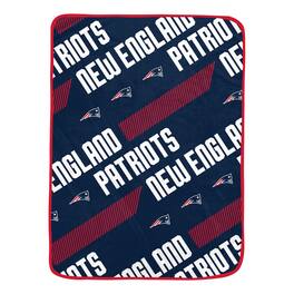 Pegasus - 60" x 72" Slanted Half-Stripe Wordmark Ultra Soft Blanket - Multicolor