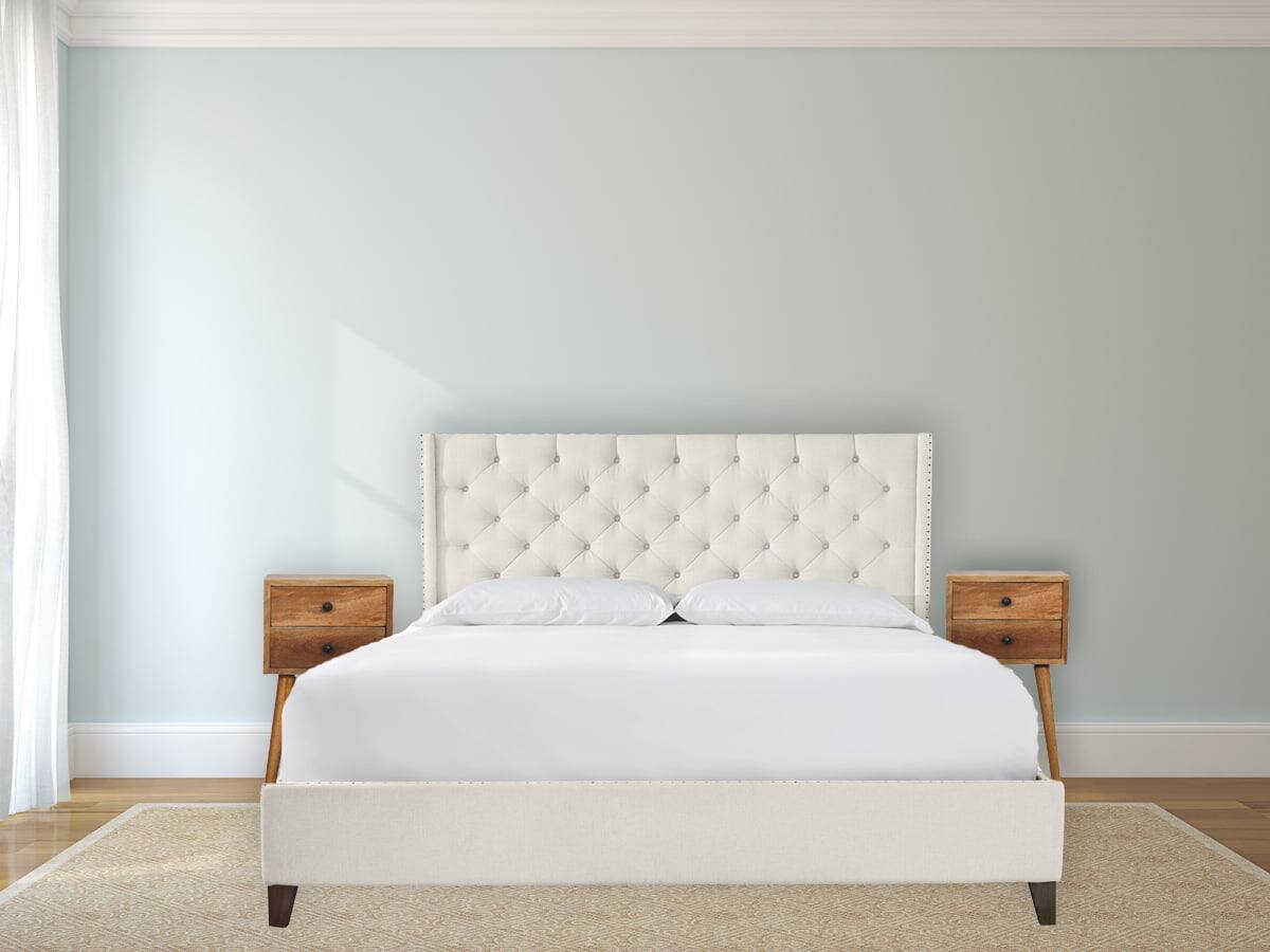 Alt View 5. Artisan Furniture - Artisan Furniture Solid Wood Mini 2 Drawer Oak-ish Nightstand - Oak.