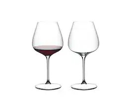 Riedel - Grape@ Pinot Noir / Nebbiolo/ Aperitivo Glass, Set of 2, 26.5 ounce - Clear