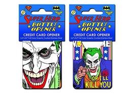 DC Comics - Joker "Vote Me" Credit Card Bottle Opener - Blue
