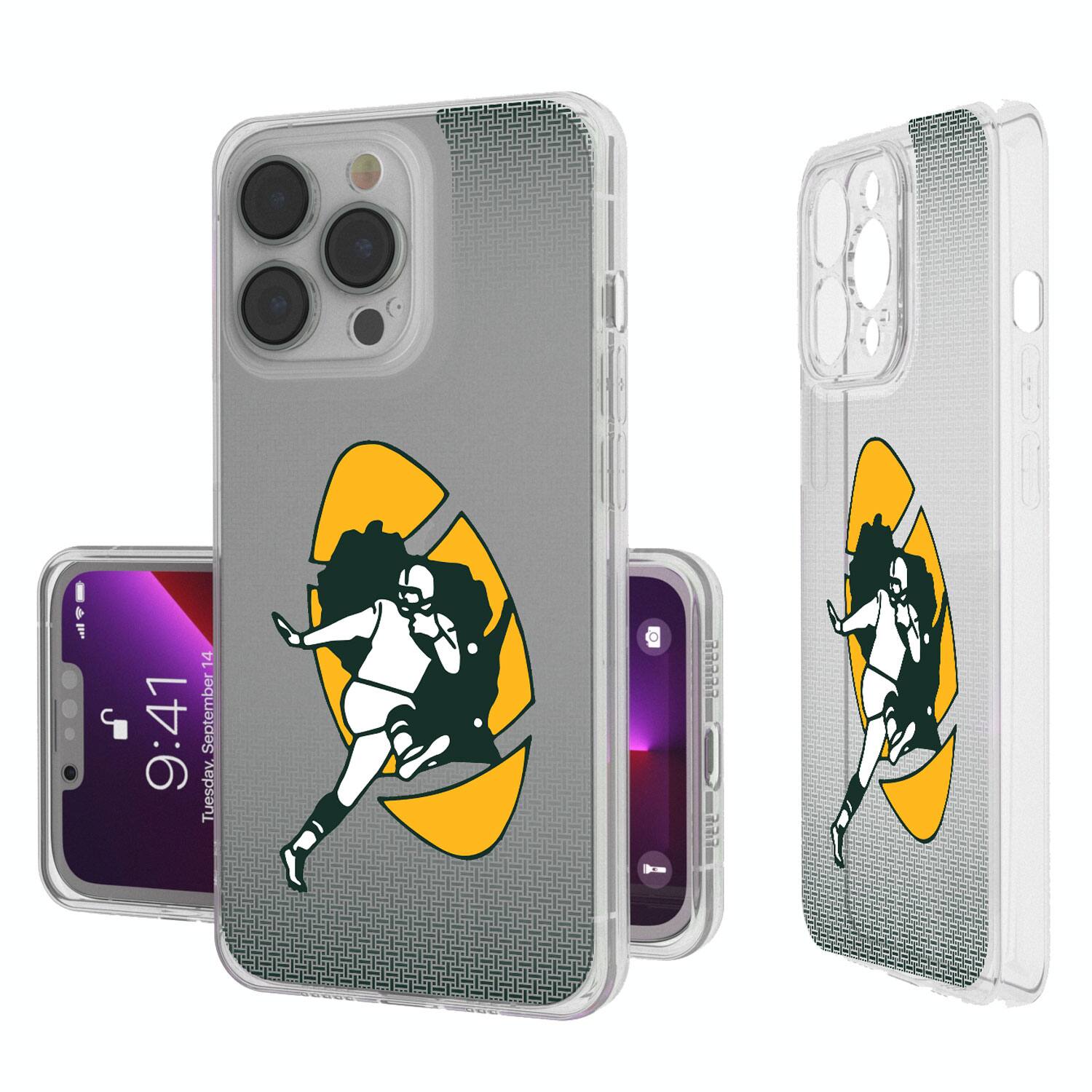 Keyscaper - NFL - Green Bay Packers Linen Logo iPhone Clear Case - 14 - Multicolor price history on PriceWatchPro