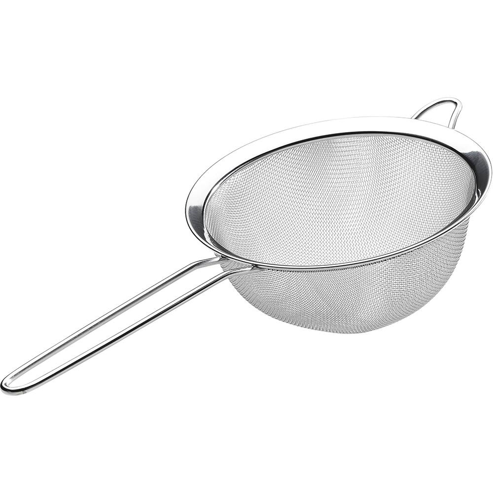Angle. Bene Casa - 7" Stainless Steel Strainer.