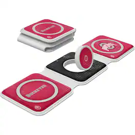 Keyscaper - Ohio State Buckeyes 3-in-1 Foldable Charger - White