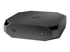 Front. HP - Z2 Mini G3 Workstation Desktop Micro PC | Intel i5-7th | 8GB DDR4 Ram | 500GB HDD | Wireless K&M | Wi-Fi | Win 11 - Black.