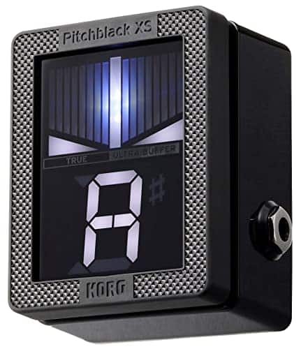 Korg - Pitchblack XS Compact Chromatic Guitar Pedal Tuner w/ Four Display Modes and High Visibility Display (PBXS)