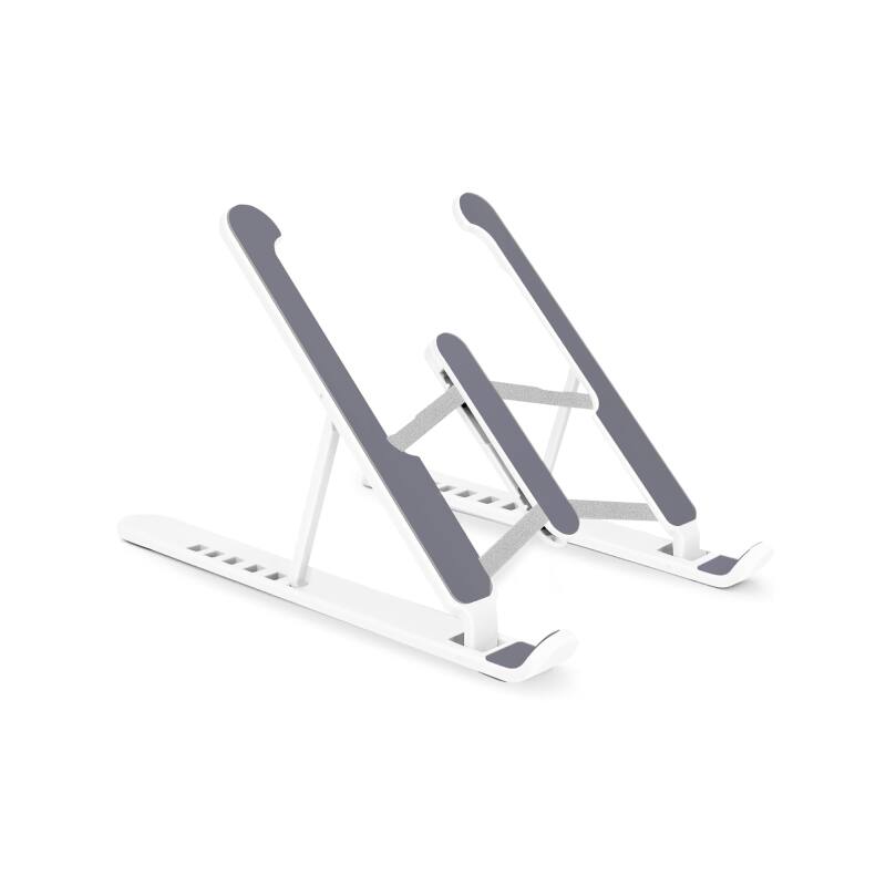 Front. Resource Ludis - Portable Adjustable Laptop Riser Stand - White.