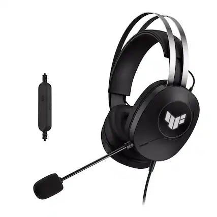 Front. ASUS - ASUS Asus TUF Gaming H1 Gen II Gaming Headset - Black.