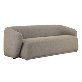 Monica 88 Inch Boucle Fabric Sofa by Modway - Earth